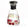 Brocca con filtro per l&#39;acqua in vetro trasparente di alta qualità